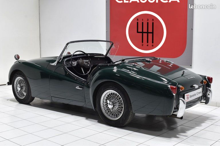 Triumph TR3 A / Peinture neuve / ligne inox / CG 4 places (image 2)