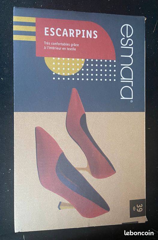 Escarpins Lidl Taille 39 Rouge - Neufs Dans Leur Boîte - Talons Hauts Synthétiques - Pour Femme