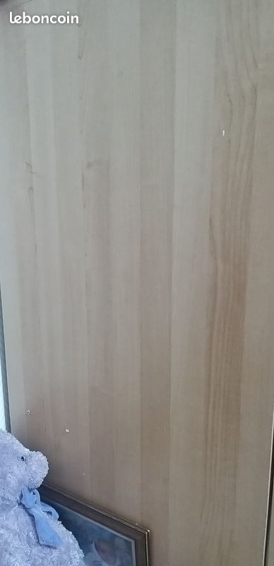 Placard 2 porte super avec un lit une seule place (image 3)