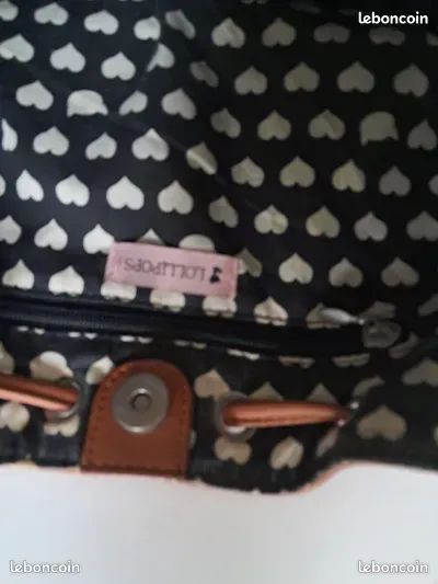 Beau Sac à main Lollipops marron clous (image 8)