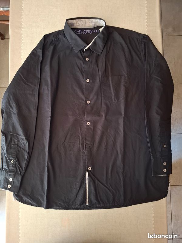 Chemise noire - Taille 47/48 (image 2)