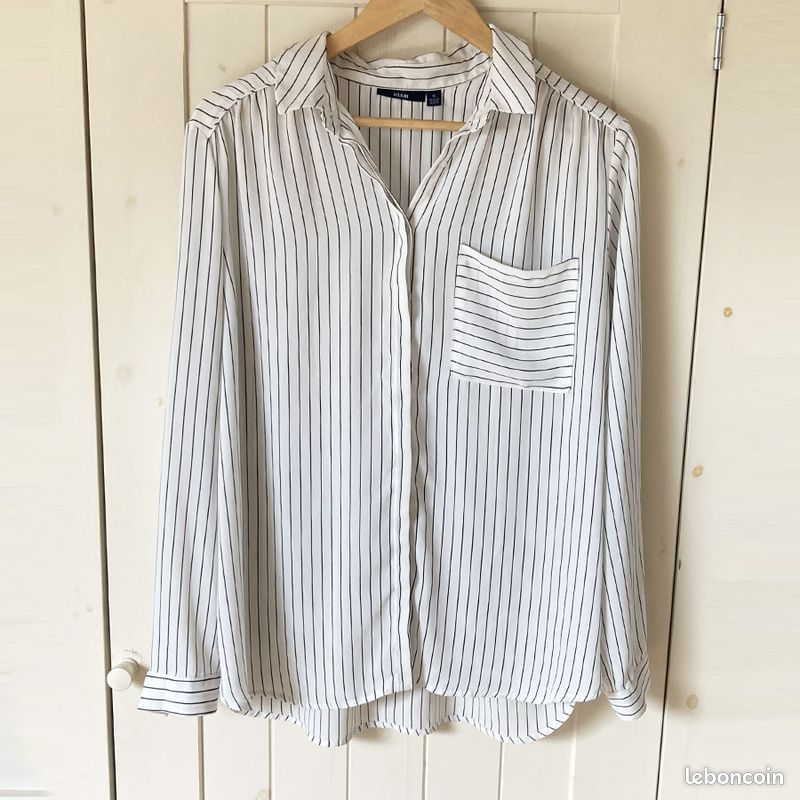 Chemise fluide rayée KIABI XL (image 2)