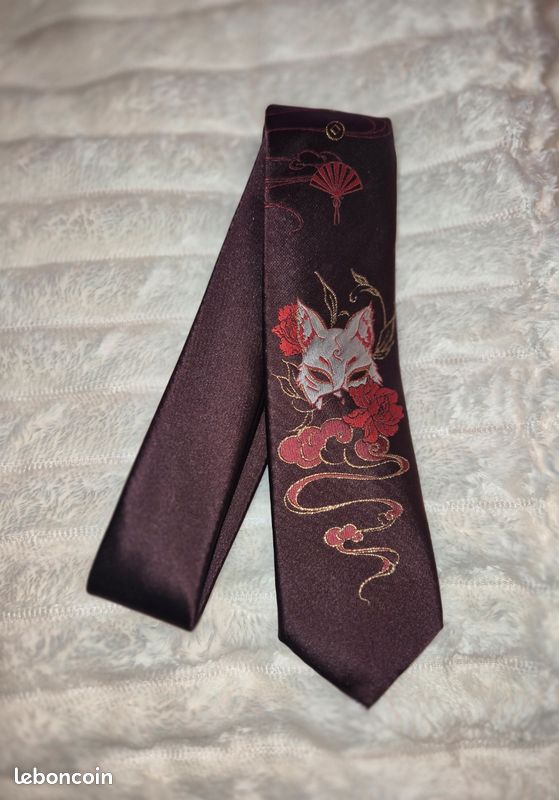 Cravate japonaise Kitsune (image 2)