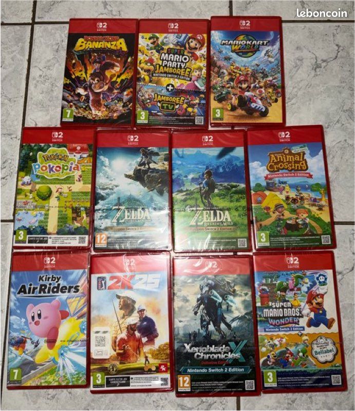 Lot jeux vidéos switch 2 (image 1)