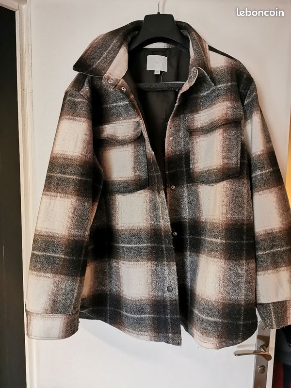 Veste Chemise Surchemise A Carreaux H&m Buy Chemise Carreaux