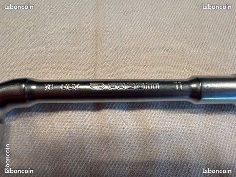 FACOM 76.11 Clé à pipe débouchée forgée 12 pans x 6 pans 11mm (image 2)