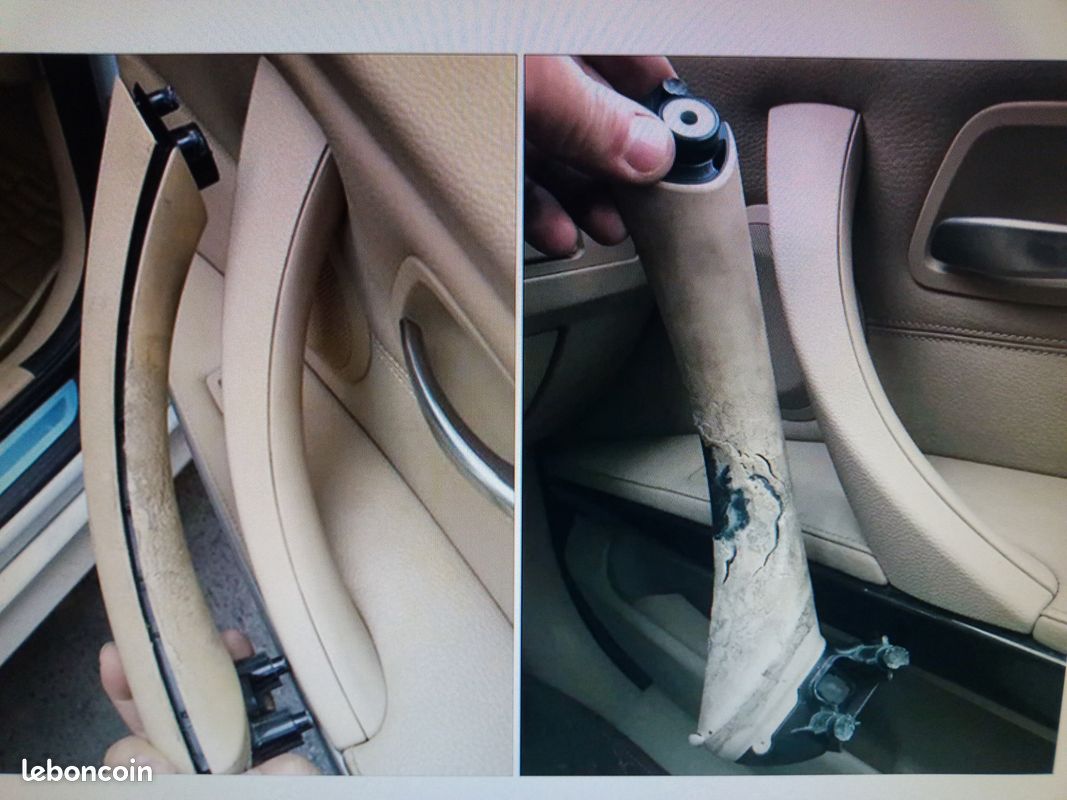 Poignée De Porte Intérieure Droite Beige Pour BMW Série 3 E90 E91 (2004-2012) - Remplacement