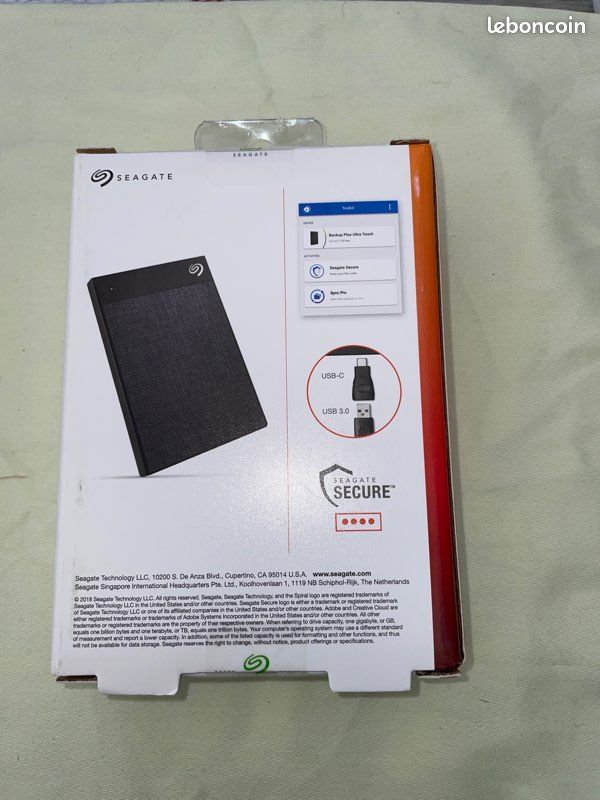 Disque dur portable SEAGATE backup plus ultra touch 2TB (image 3)