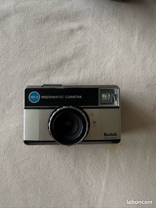 Appareil Photo Kodak Instamatic 155X Argentique Vintage