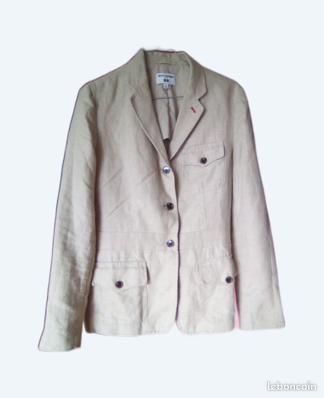 Veste saharienne en lin (image 1)