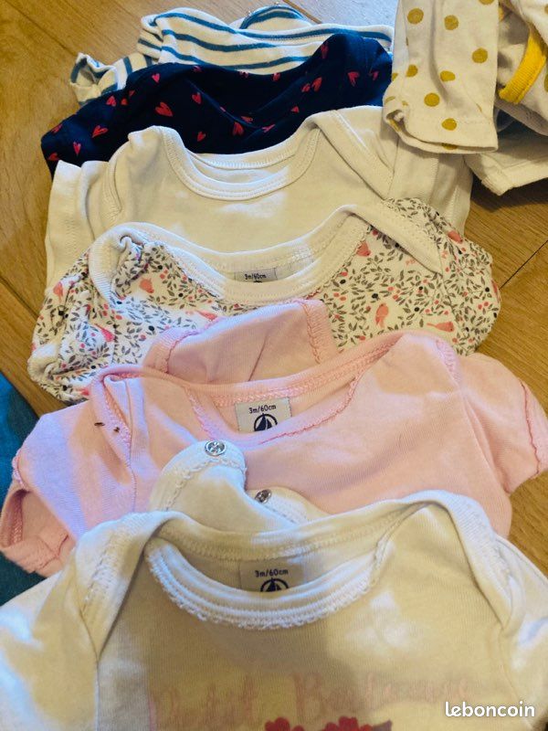 Vêtements bébé 0/3mois fille été (image 3)