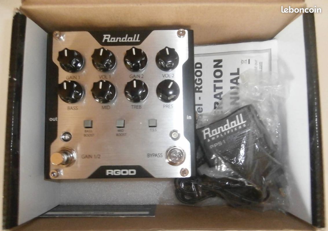 Vend pédale RANDALL RGOD - 2 channels preamp pedal (image 5)