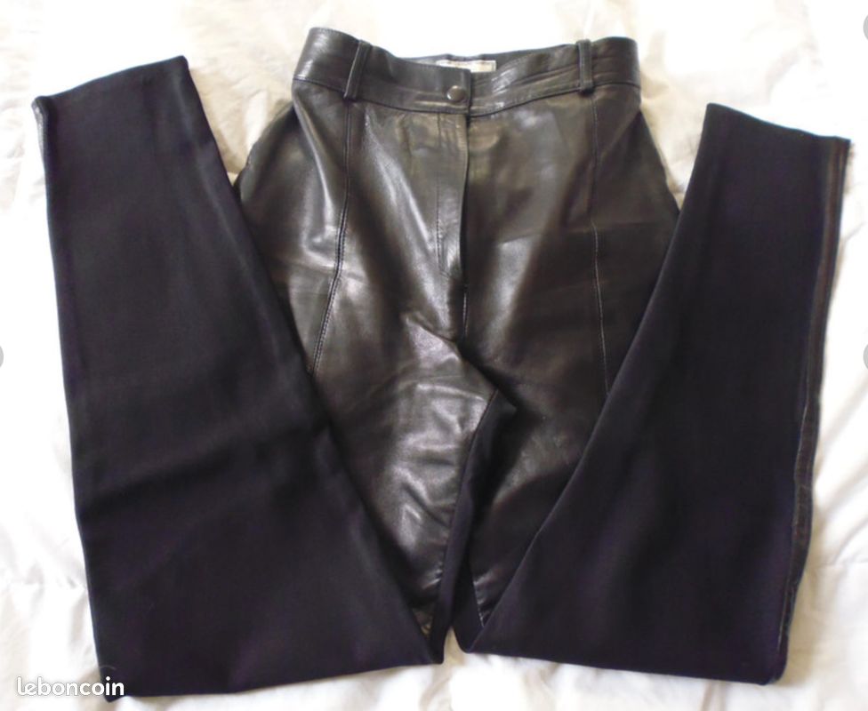 Pantalon cuir Taille 1 Atelier Tell Me Paris (image 1)