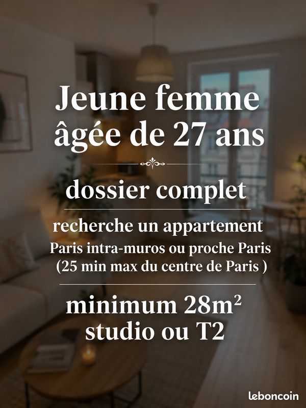 Appartement 2 pièces 28 m² · à Drancy · 28 m² · 850 €/mois
