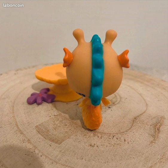Figurine Littlest Pet Shop Hasbro - Hippocampe Numéro 1958, Occasion