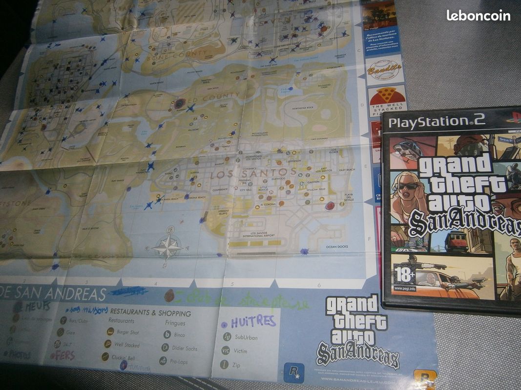 DVD PlayStation 2 * RARE * Grand Thetft Auto * SanAndreas (image 7)