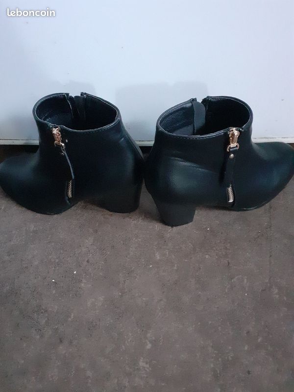Vend bottine noir (image 1)