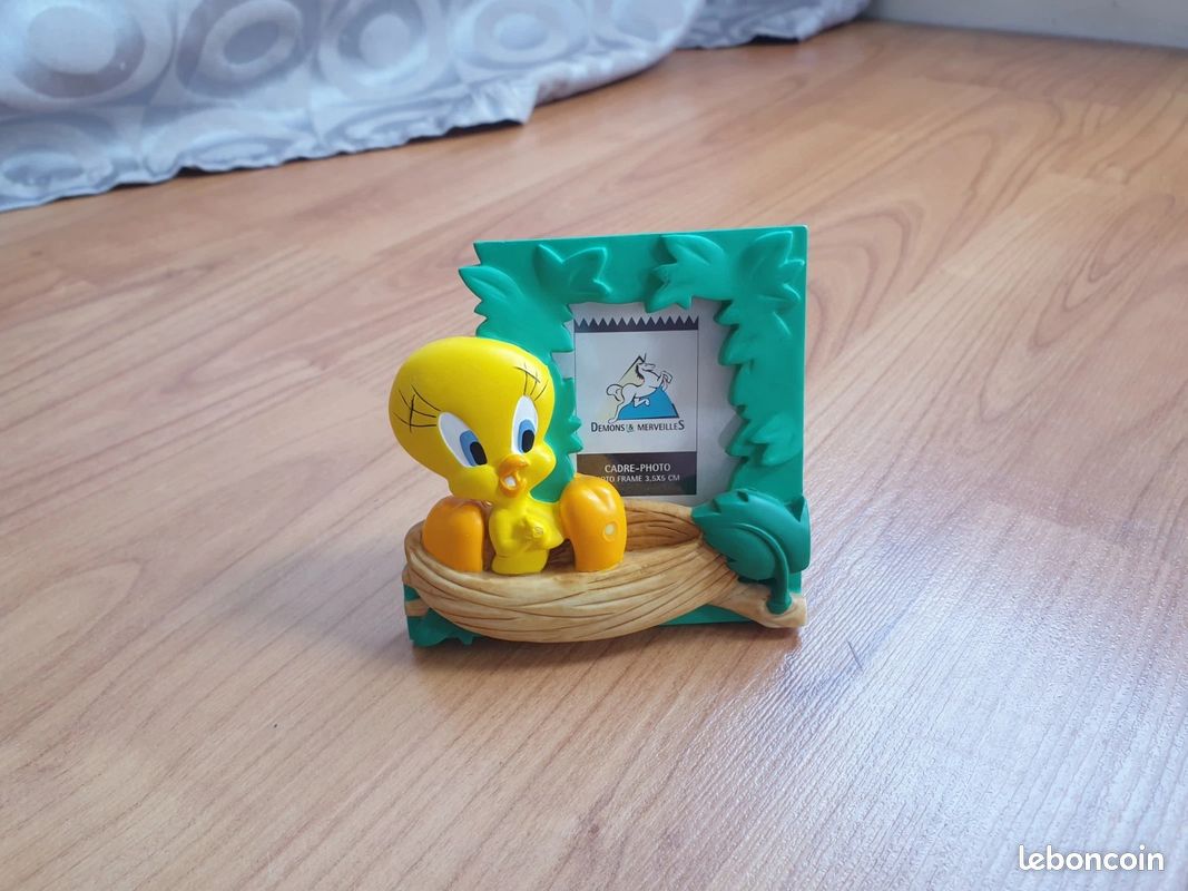 Figurine Titi Dans Son Nid - Démons & Merveilles, Looney Tunes, Résine France 1999