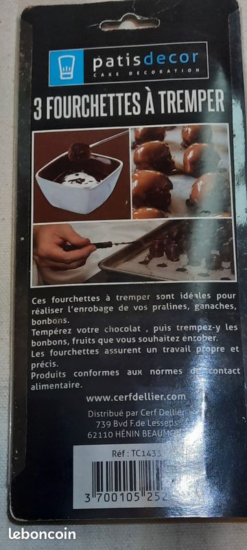 Fourchettes à tremper les chocolats (image 2)