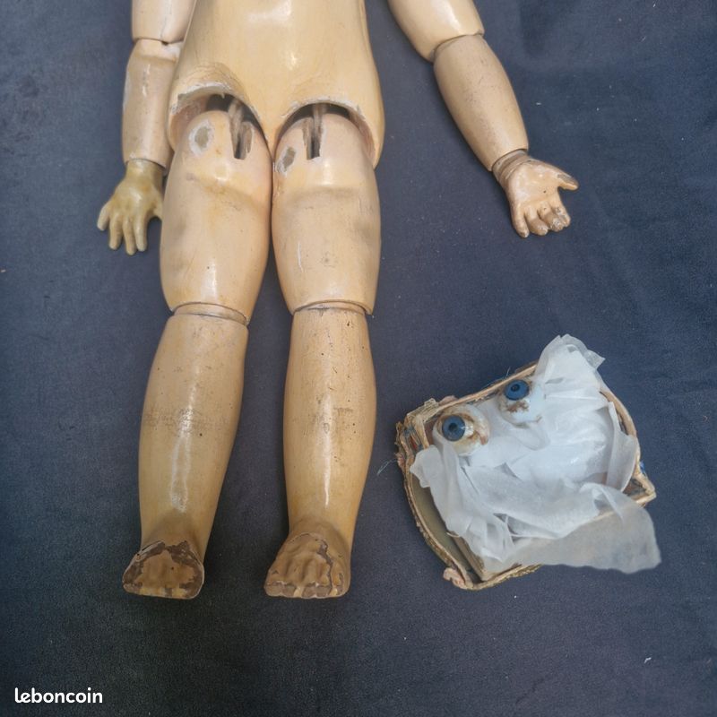 Poupee ancienne tete dep en porcemaine et corps bebe jumeau diplome d honneur (image 4)