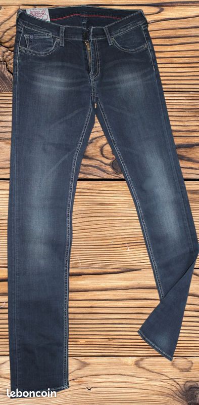 Jeans Femme Le Temps Des Cerises - Taille 36 (W27/L34) - Bleu, Occasion Très Bon état