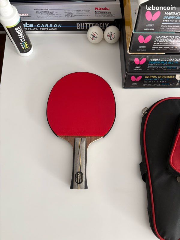 Raquette de tennis de table exceptionnelle yasaka ma lin extra offensive + rxton 3 pro max - raquette club sur mesure (image 2)
