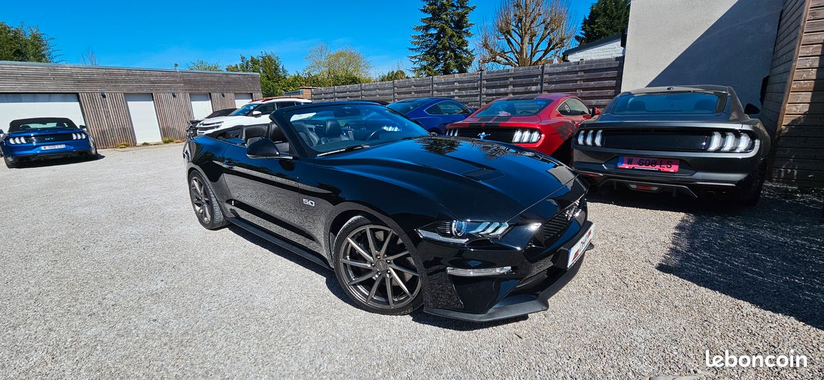 Ford Mustang GT BA V8 5.0 Cabriolet 450 CH, 2EME MAIN, Garantie (image 1)