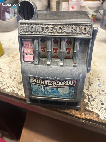 Machine à Sous Bandit Manchot GOODS+GADGETS – Son Casino, Effets Lumineux, Fonction Tiroir, Tirelire – Décoration Et Jeu