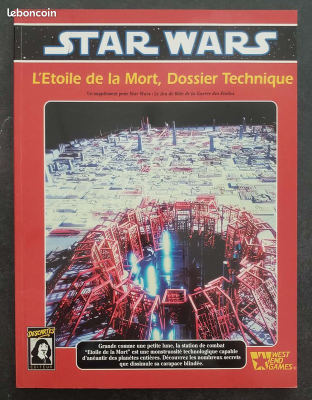 Star Wars D6 – L’Étoile de la Mort, Dossier technique – Descartes (image 1)