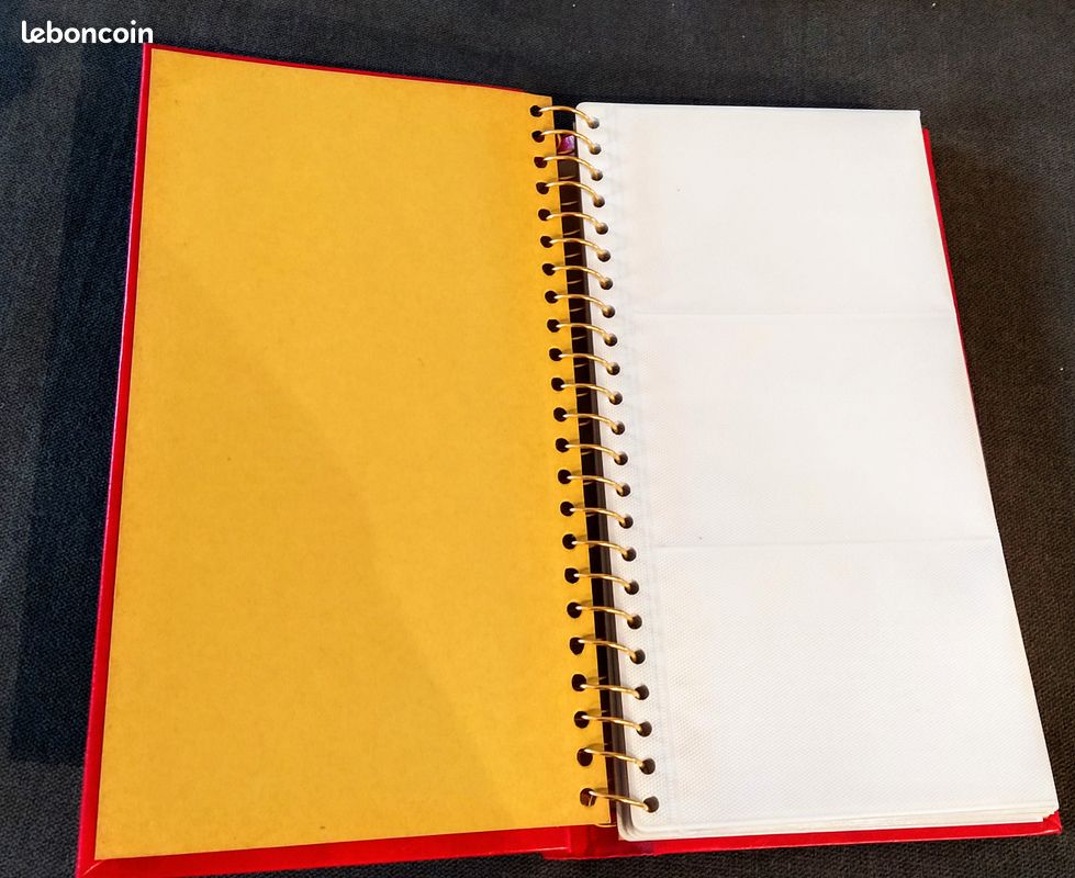 Album photo rouge pages plastifiée 18x30 (image 2)