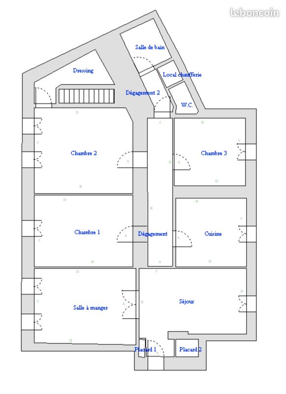 Appartement 4 pièces 130 m² · à Decazeville · 130 m² · 159 900 €
