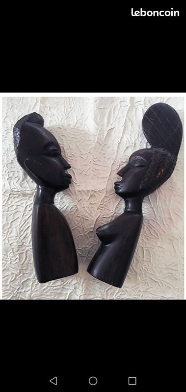 Couple bois ébène (image 1)