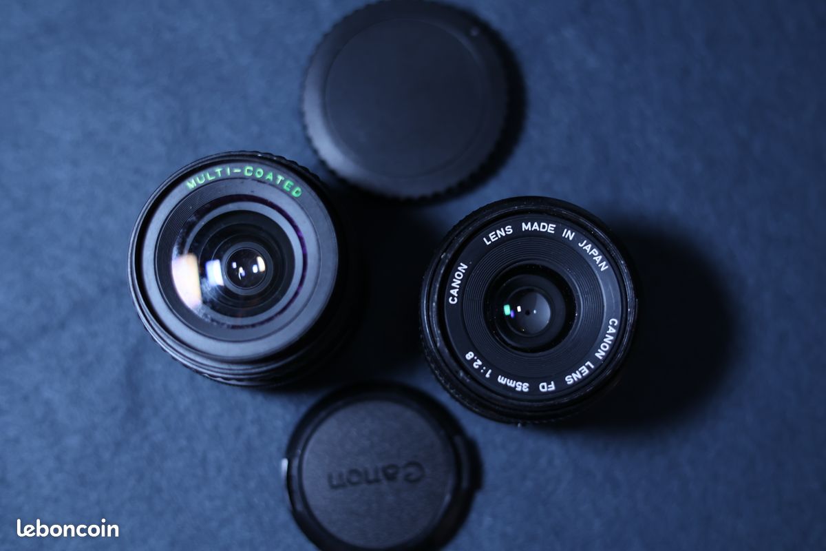 Objectif Auto Makinon MC 135mm F/2.8 - Monture Canon - Occasion - Étui Fourni
