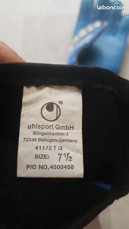 Gants de gardien de foot enfant taille 7.5 (image 3)
