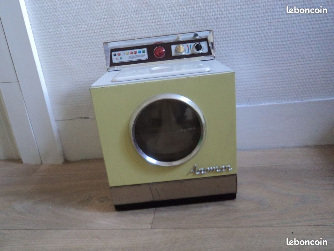 Jouet Ancien Machine à Laver 'Comme Maman' - Pour Enfant, Modèle Rétro