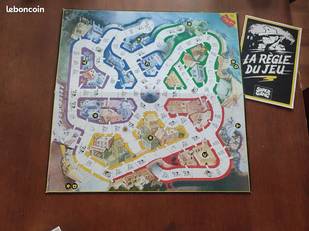 ANCIEN JEU DE société TERRAIN VAGUE Ludodélire Illustration TARDI. EUR