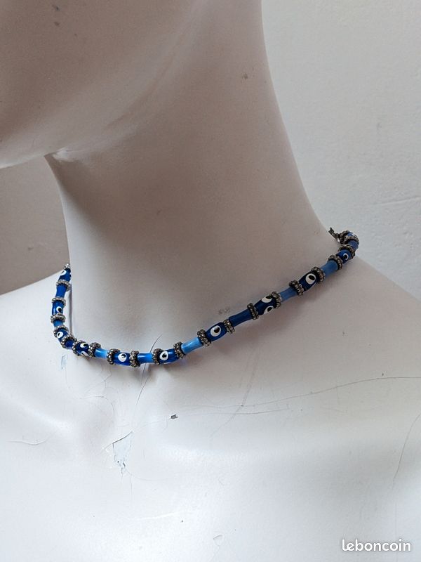 🧿🇹🇷 Bracelet et collier contre le mauvais oeil 🧿🇹🇷

L'œil turc, également appelé "œil bleu" ou "œil d'Horus", est une amulette d'origine turque utilisée depuis des siècles comme symbole de prote (image 2)