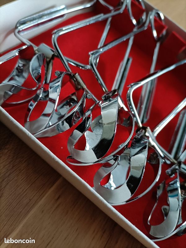 Zerodeko 6pièces Lot De Pinces Acier Inoxydable à Ressort Pour