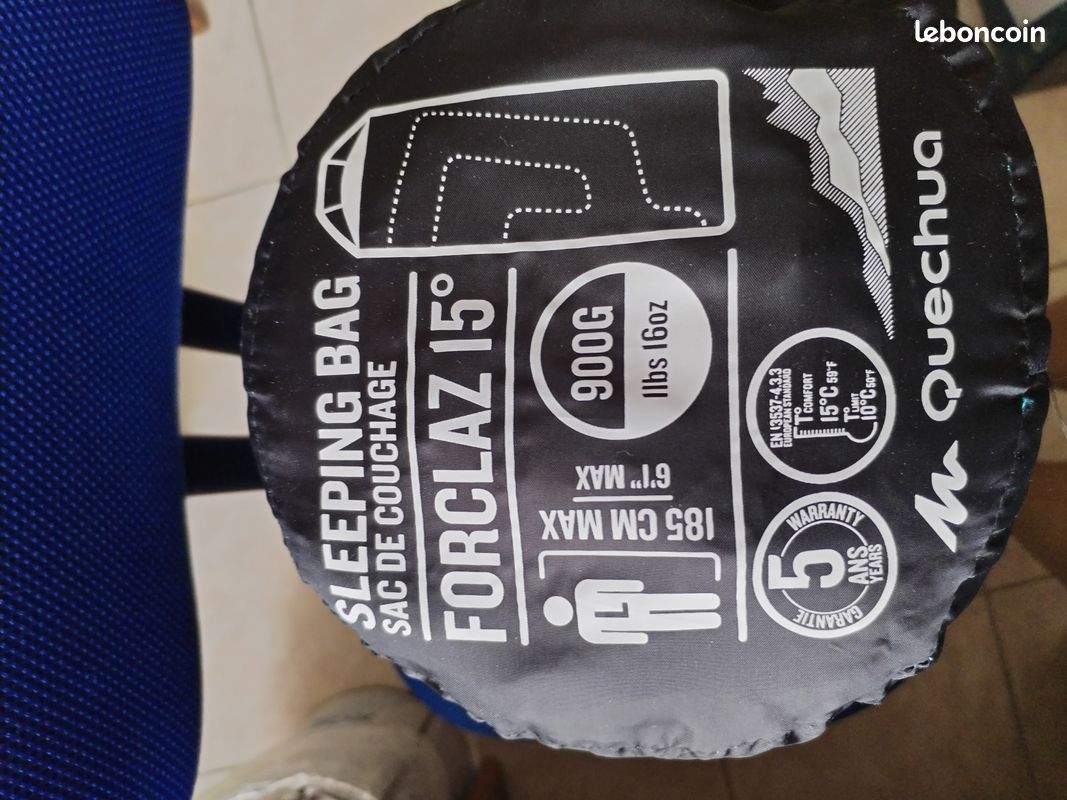 Sac de couchage Quechua Forclaz 15 ° Sport Plein air