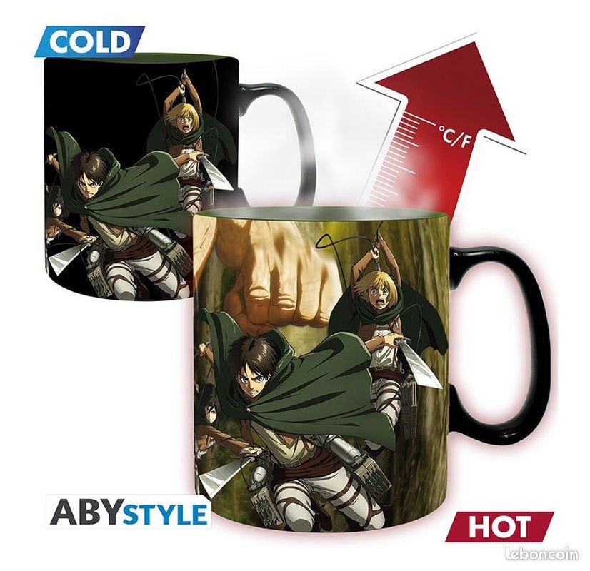 Mug thermosensible - L'Attaque des Titans (image 1)