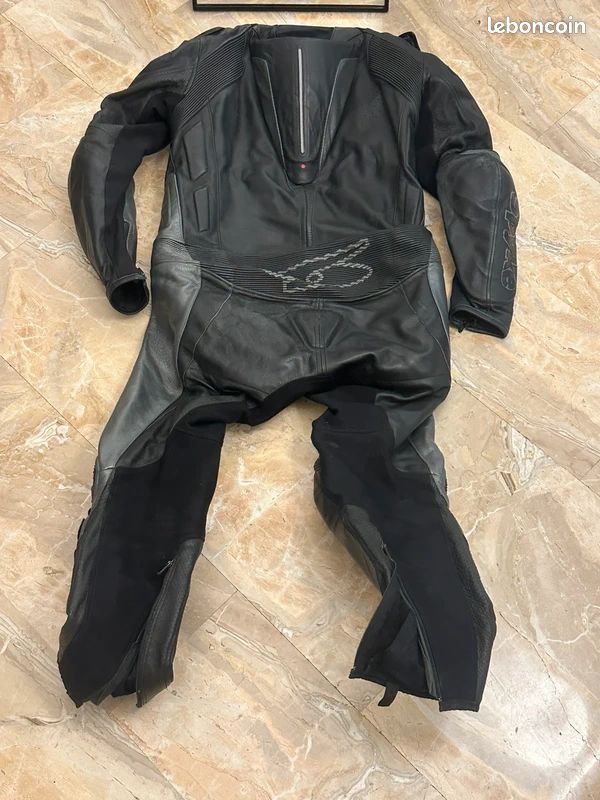 Combinaison moto piste cuir Spyke T54/xl (image 2)