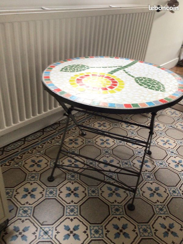 Petite table basse mosaïque (image 2)
