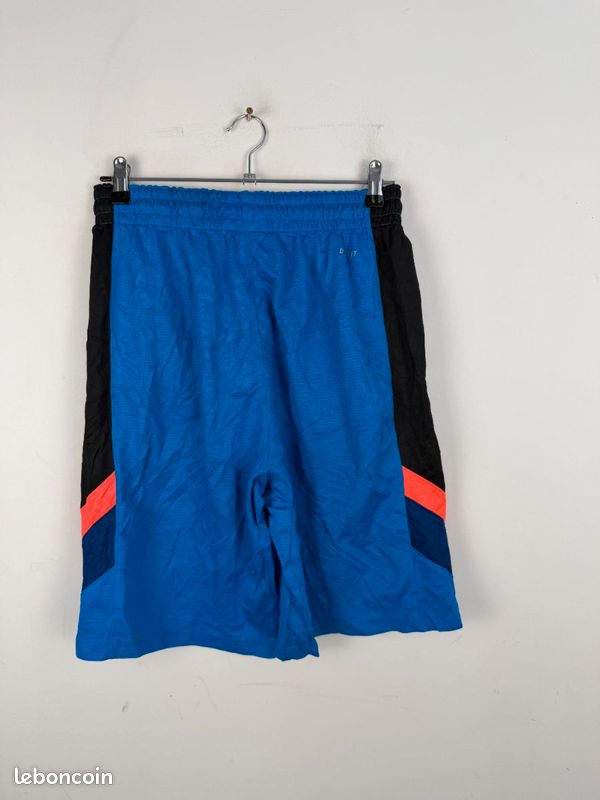 Short Nike Dri-FIT Homme Bleu, Noir & Orange Taille L | Très Bon État | GS995 (image 2)