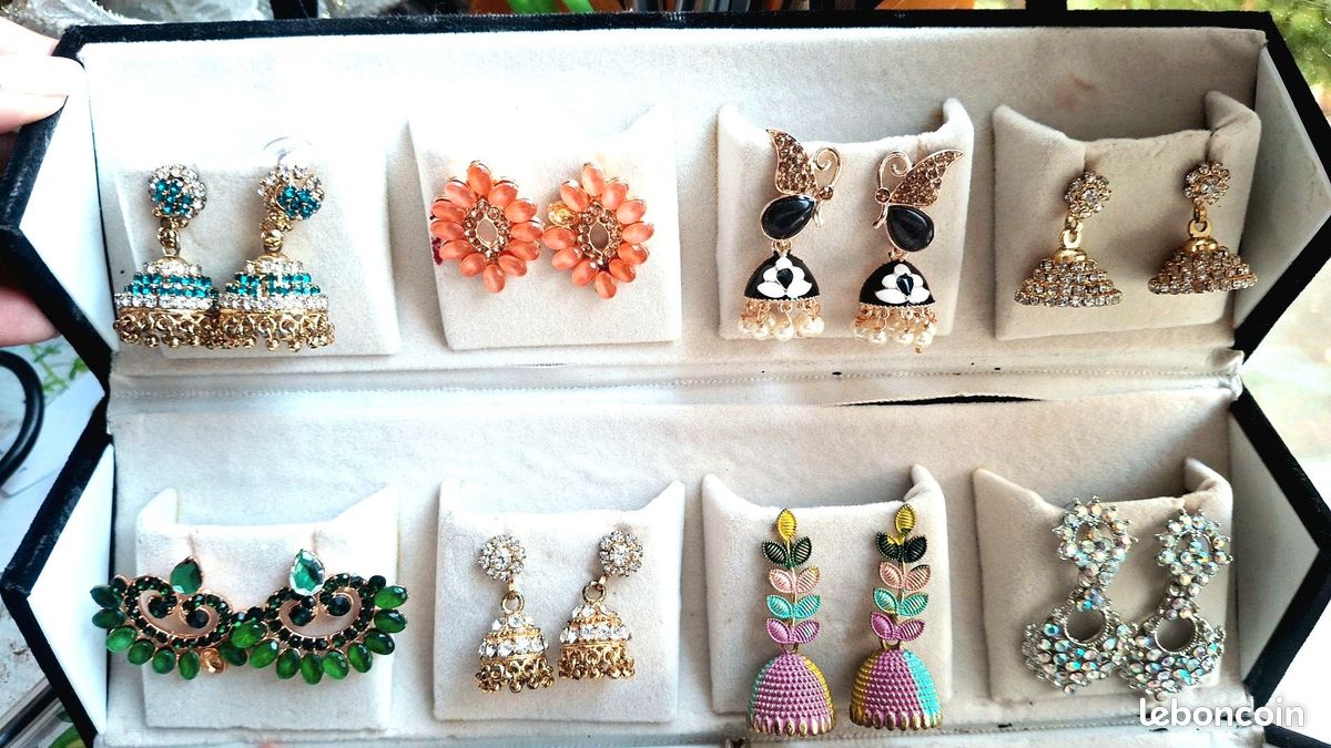 Superbe collection de boucles d’oreilles indiennes (6euros la piece) (image 4)
