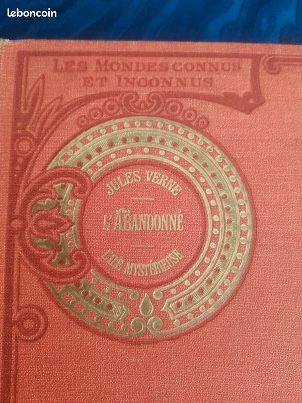 JULES VERNE collection Hetzel de 1922 et 1923. L'île mystérieuse I, II: les naufragés de l'air et l'abandonné (image 7)