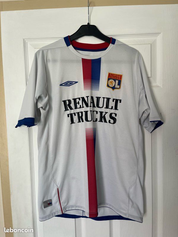 MAILLOT OL OLYMPIQUE Lyonnais 2004-2005 Umbro taille enfant Lyon shirt EUR 40,90 - FR