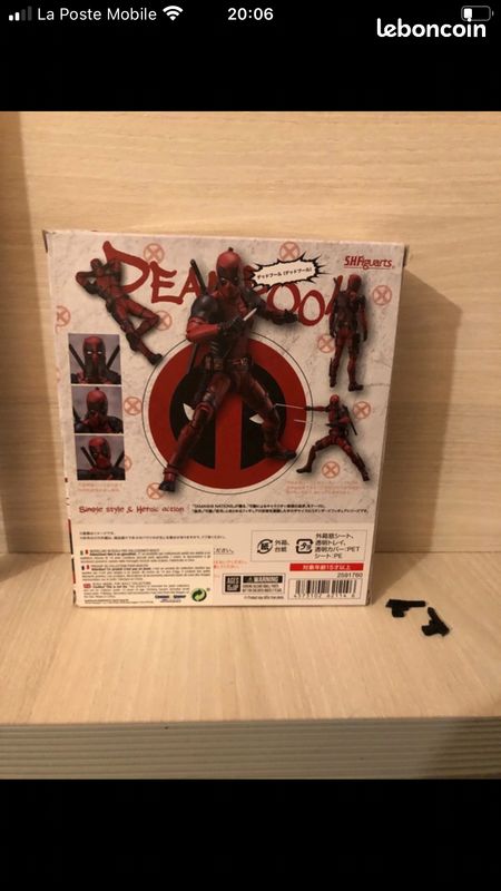 SHFiguarts 1 Deadpool Bandai + 2 pistolets (image 2)