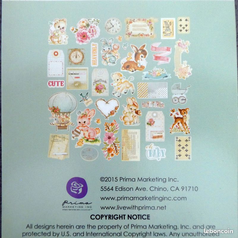 Papiers scrapbooking marque PRIMA (image 8)