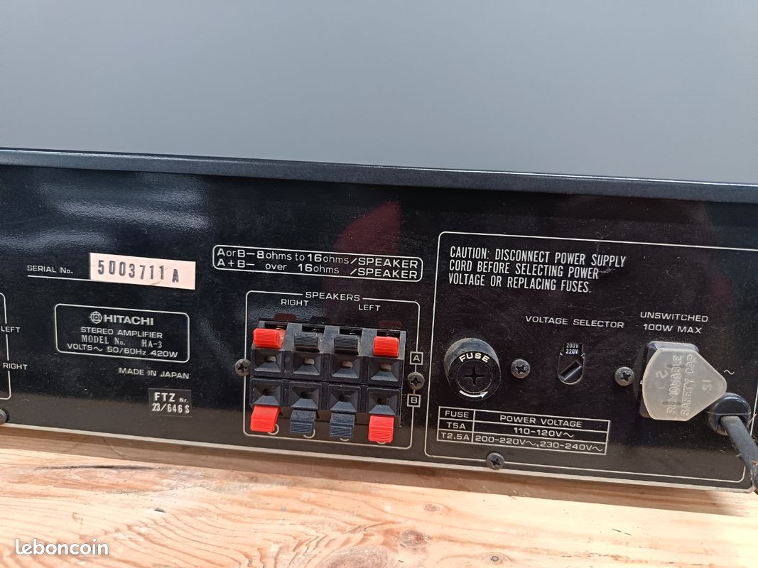 Lot HIFI Pioneer Hitachi Monacor (image 4)