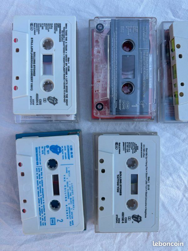 Lot 6 Cassettes Audio K7 The Rolling Stones (image 7)